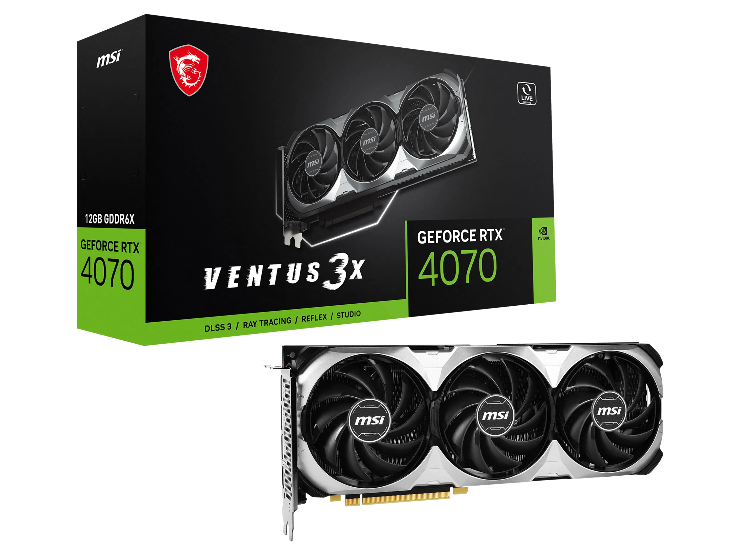 GeForce RTX 4070 VENTUS 3X 12G