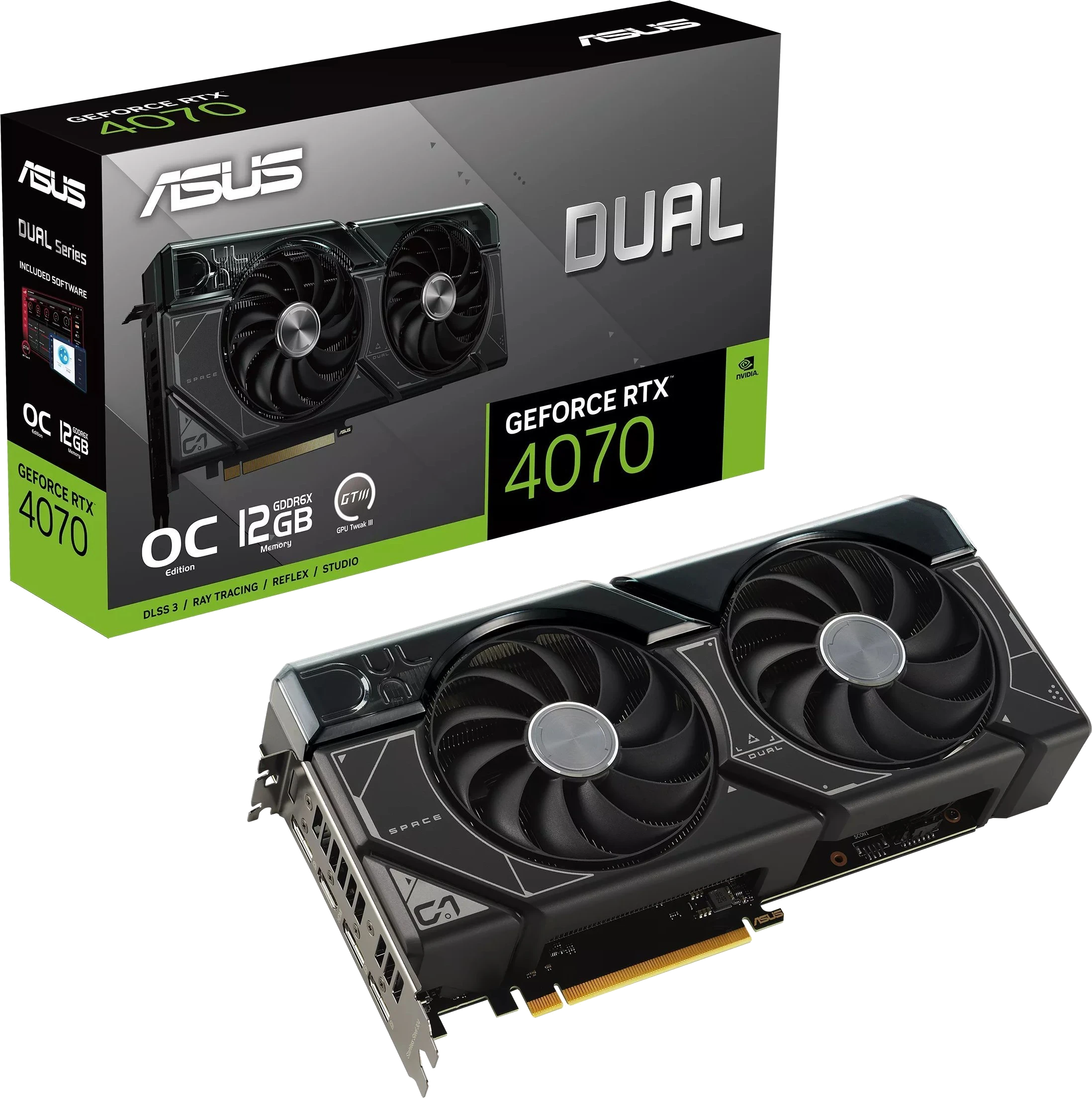 Dual GeForce RTX 4070 OC 12GB GDDR6X