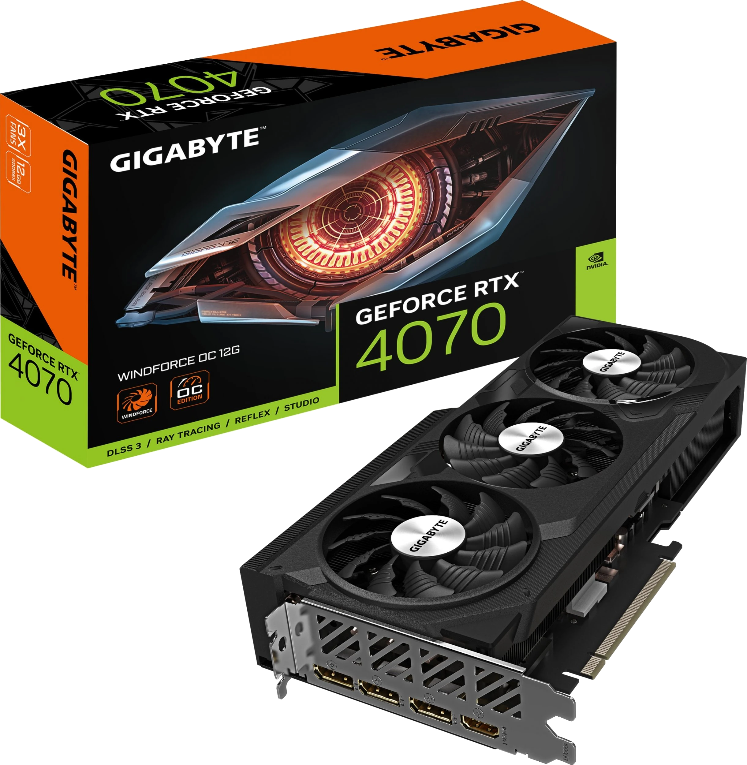 GeForce RTX 4070 WindForce OC 12GB GDDR6X